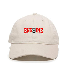 Engine 9 FD Dad Baseball Cap Embroidered Cotton Adjustable Dad Hat