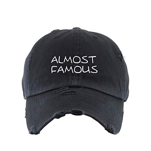 Almost Famous Vintage Baseball Cap Embroidered Cotton Adjustable Distressed Dad Hat