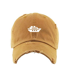 Cruise Ship Vintage Baseball Cap Embroidered Cotton Adjustable Distressed Dad Hat