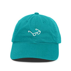Eyeglasses Dad Baseball Cap Embroidered Cotton Adjustable Dad Hat