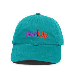 Fed Up FedEx Dad Baseball Cap Embroidered Cotton Adjustable Dad Hat