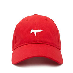 Uzi Gun Baseball Cap Embroidered Cotton Adjustable Dad Hat
