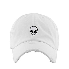 Alien Vintage Baseball Cap Embroidered Cotton Adjustable Distressed Dad Hat