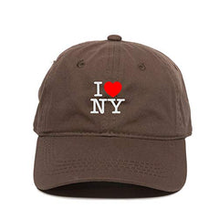 I Heart NY Dad Baseball Cap Embroidered Cotton Adjustable Dad Hat