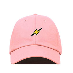Bolt Lightning Baseball Cap Embroidered Cotton Adjustable Dad Hat