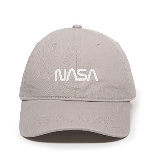 Retro NASA Logo Baseball Cap Embroidered Cotton Adjustable Dad Hat