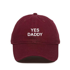 Yes Daddy Baseball Cap Embroidered Cotton Adjustable Dad Hat