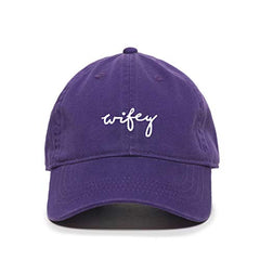 Wifey Baseball Cap Embroidered Cotton Adjustable Dad Hat