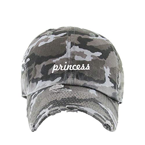 Princess Vintage Baseball Cap Embroidered Cotton Adjustable Distressed Dad Hat