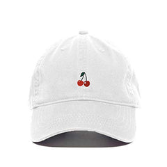 Cherries Baseball Cap Embroidered Cotton Adjustable Dad Hat