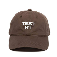 Trust No1 Nobody Baseball Cap Embroidered Cotton Adjustable Dad Hat