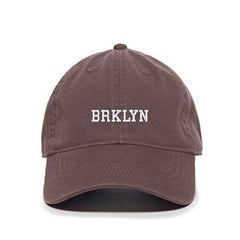Brklyn Baseball Cap Embroidered Cotton Adjustable Dad Hat