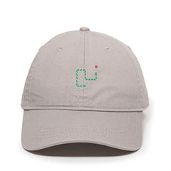 Retro Snake Game Baseball Cap Embroidered Cotton Adjustable Dad Hat