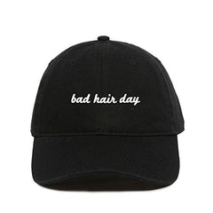 Bad Hair Day Baseball Cap Embroidered Cotton Adjustable Dad Hat