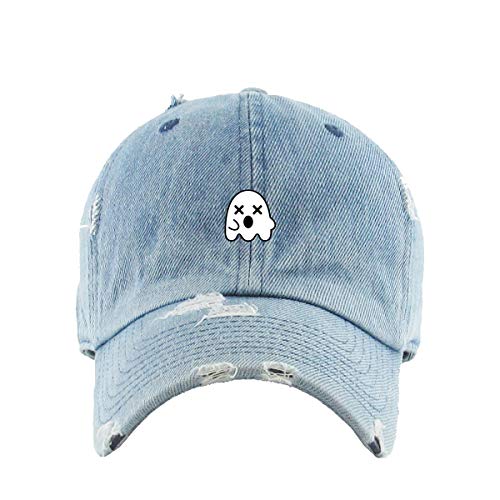 Dead Ghost Vintage Baseball Cap Embroidered Cotton Adjustable Distressed Dad Hat