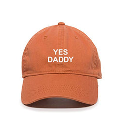 Yes Daddy Baseball Cap Embroidered Cotton Adjustable Dad Hat