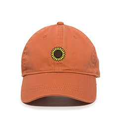 Sunflowers Baseball Cap Embroidered Cotton Adjustable Dad Hat