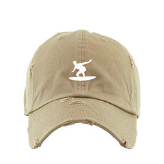 Surfer Vintage Baseball Cap Embroidered Cotton Adjustable Distressed Dad Hat
