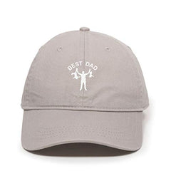 Best Dad Kids Dad Baseball Cap Embroidered Cotton Adjustable Dad Hat