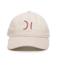 Stitches Baseball Cap Embroidered Cotton Adjustable Dad Hat
