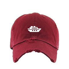 Cruise Ship Vintage Baseball Cap Embroidered Cotton Adjustable Distressed Dad Hat