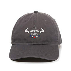 Super Daddy Dad Baseball Cap Embroidered Cotton Adjustable Dad Hat