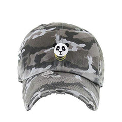 Panda Chains Vintage Baseball Cap Embroidered Cotton Adjustable Distressed Dad Hat