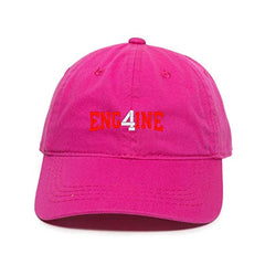 Engine 4 FD Dad Baseball Cap Embroidered Cotton Adjustable Dad Hat