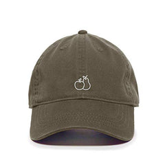Apple Pear Baseball Cap Embroidered Cotton Adjustable Dad Hat