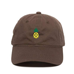 Pineapple Baseball Cap Embroidered Cotton Adjustable Dad Hat