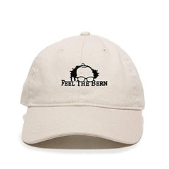 Feel The Bern Dad Baseball Cap Embroidered Cotton Adjustable Dad Hat