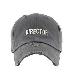 Director Vintage Baseball Cap Embroidered Cotton Adjustable Distressed Dad Hat