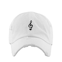 Treble Chef Vintage Baseball Cap Embroidered Cotton Adjustable Distressed Dad Hat