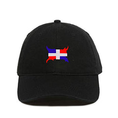 Dominican Flag Dad Baseball Cap Embroidered Cotton Adjustable Dad Hat