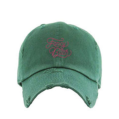 Fancy Bitch Vintage Baseball Cap Embroidered Cotton Adjustable Distressed Dad Hat