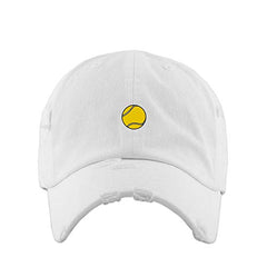 Tennis Ball Vintage Baseball Cap Embroidered Cotton Adjustable Distressed Dad Hat