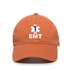 Emergency EMT Baseball Cap Embroidered Cotton Adjustable Dad Hat