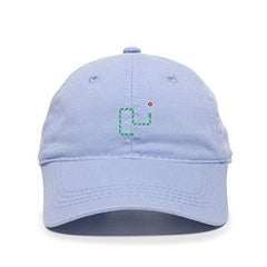 Retro Snake Game Baseball Cap Embroidered Cotton Adjustable Dad Hat