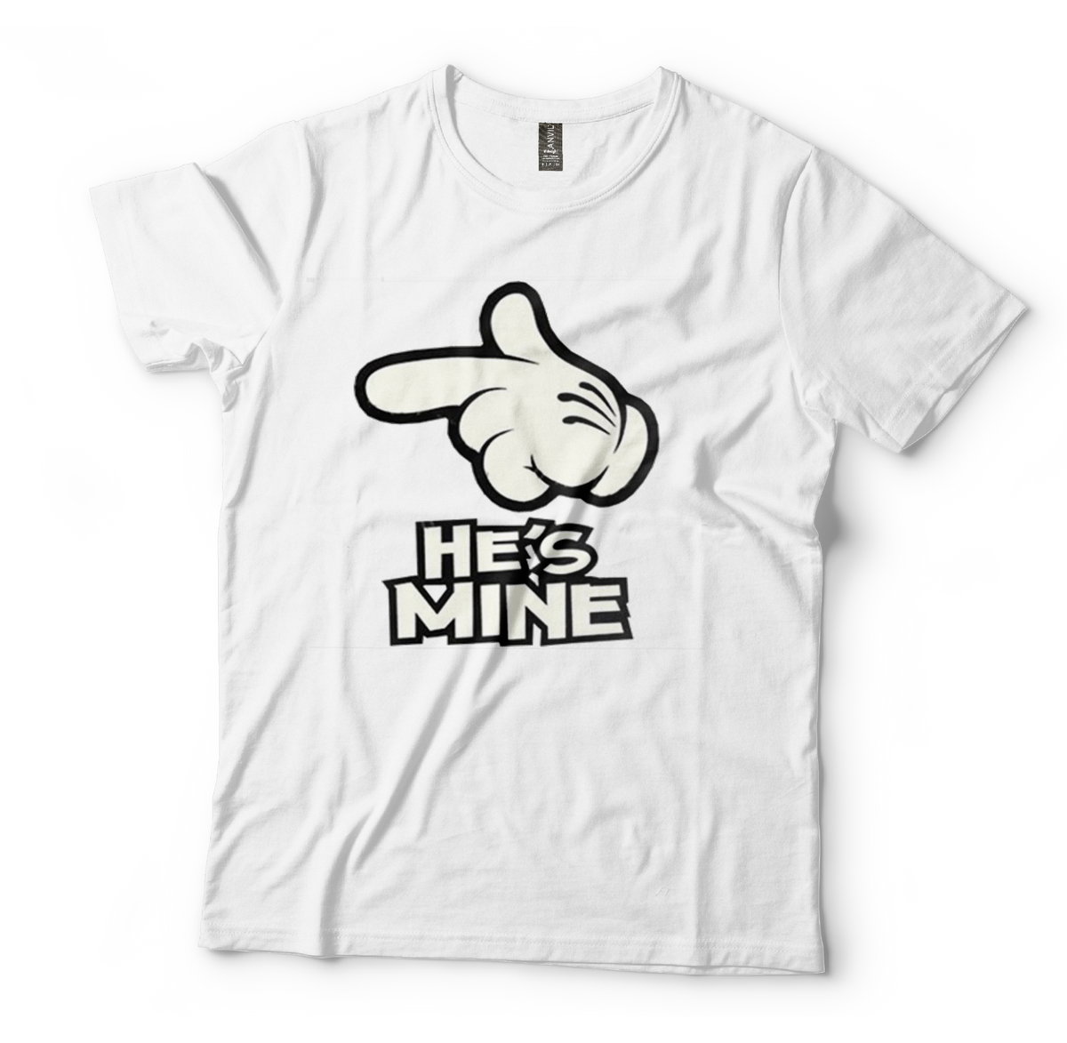 He's Mine Couples T-Shirt