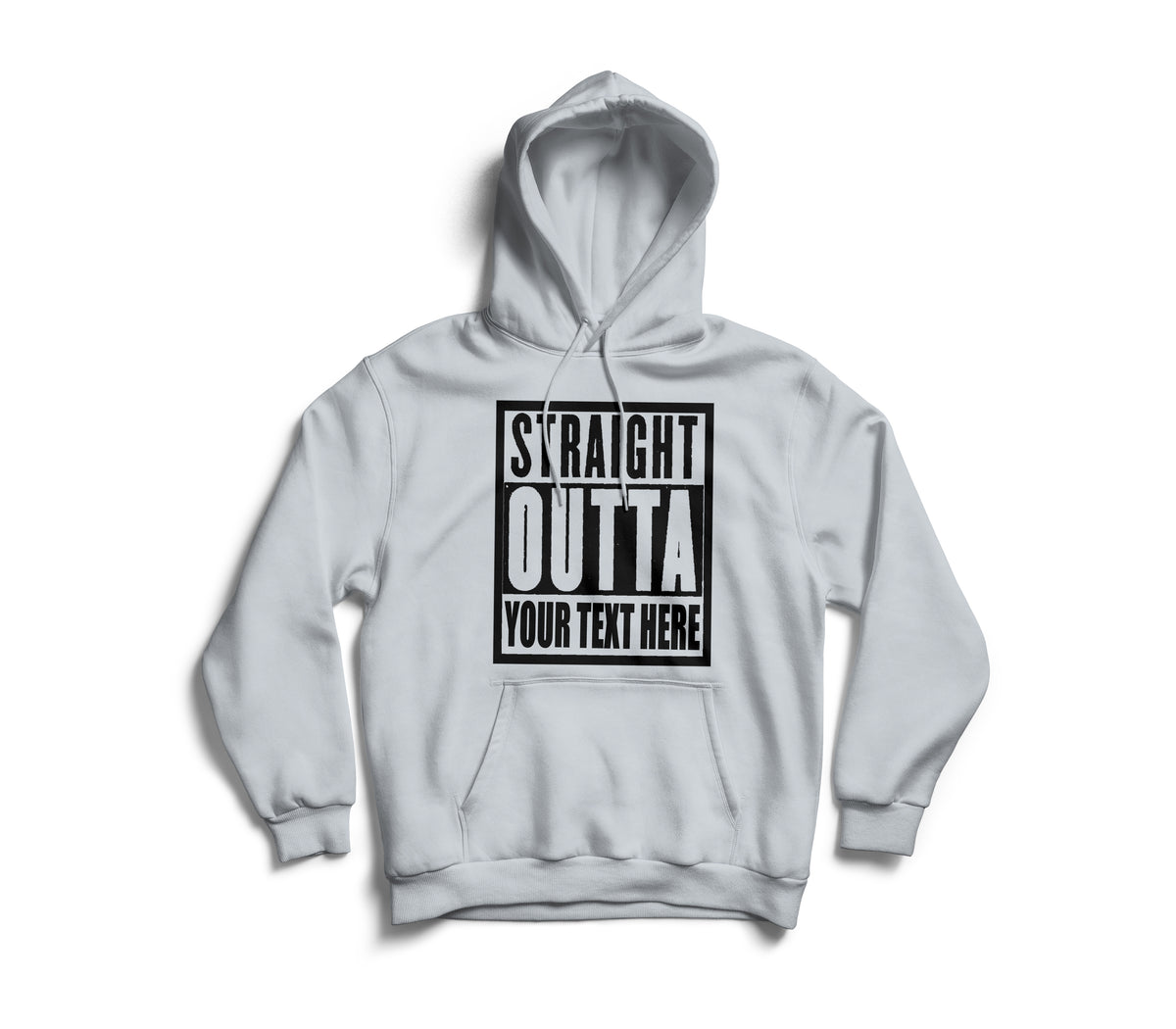 Men's Custom Straight Outta Compton Design Hoodie
