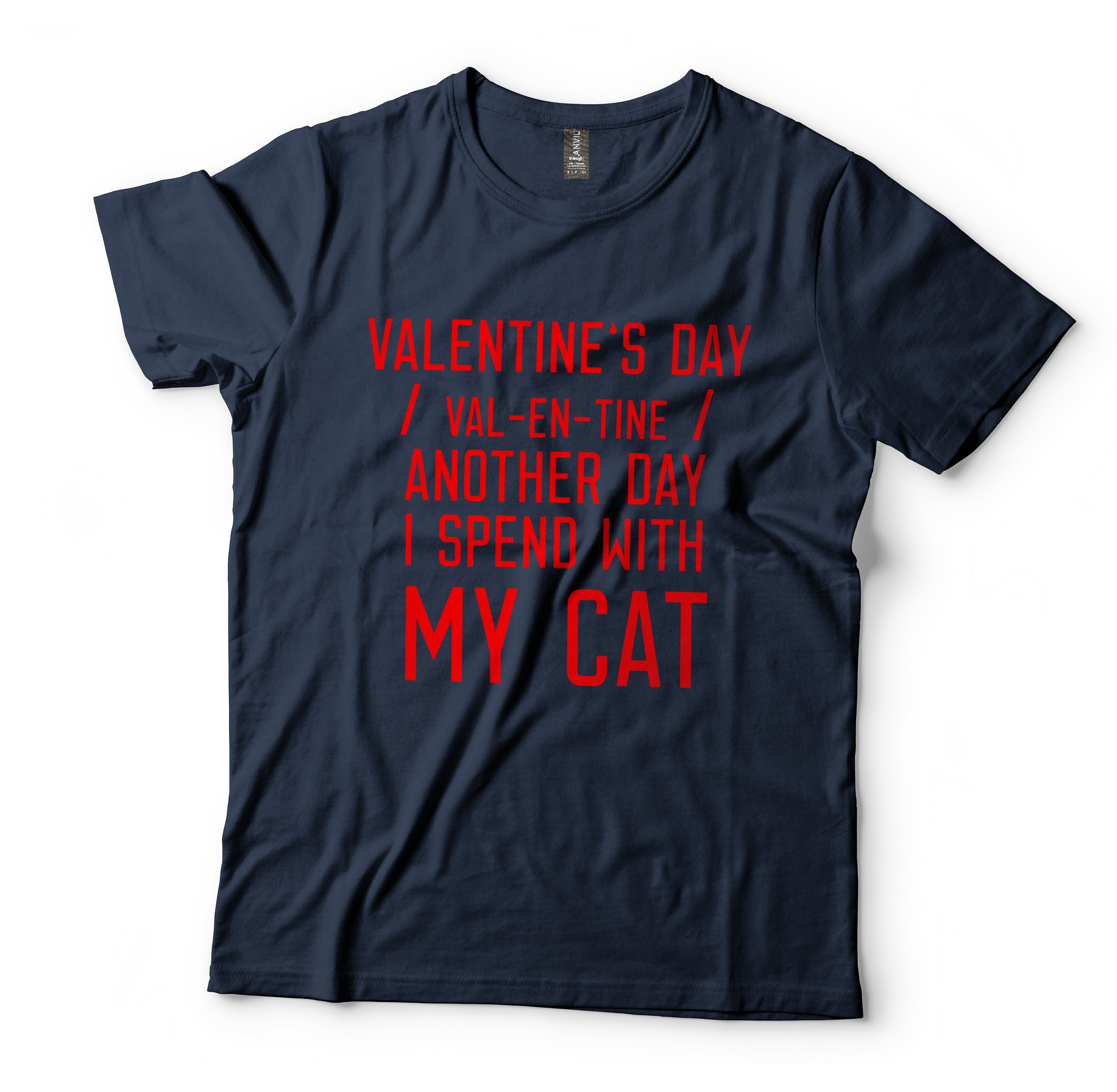 Valentine's Day Cat T-Shirt – DSGN By DNA