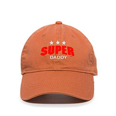 Super Daddy Dad Baseball Cap Embroidered Cotton Adjustable Dad Hat
