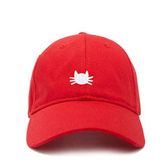Cat Kitten Baseball Cap Embroidered Cotton Adjustable Dad Hat