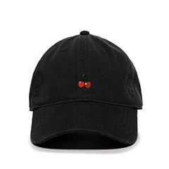 Cherries Baseball Cap Embroidered Cotton Adjustable Dad Hat