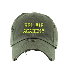 Bel-Air Academy Vintage Baseball Cap Embroidered Cotton Adjustable Distressed Dad Hat