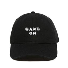 Game On Baseball Cap Embroidered Cotton Adjustable Dad Hat