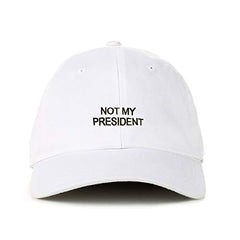 Not My President Baseball Cap Embroidered Cotton Adjustable Dad Hat