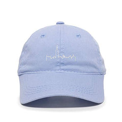 NYC Skyline Baseball Cap Embroidered Cotton Adjustable Dad Hat