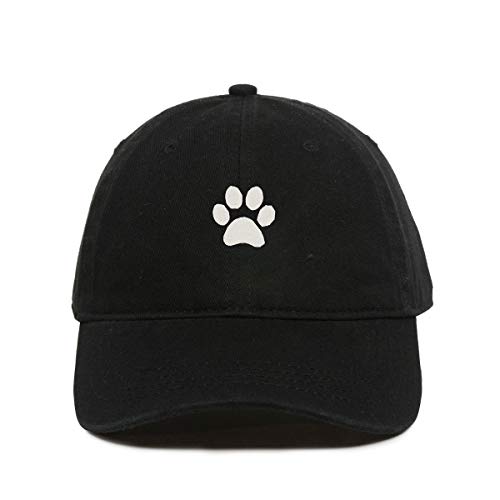 Paw Baseball Cap Embroidered Cotton Adjustable Dad Hat