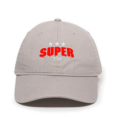 Super TIO Dad Baseball Cap Embroidered Cotton Adjustable Dad Hat
